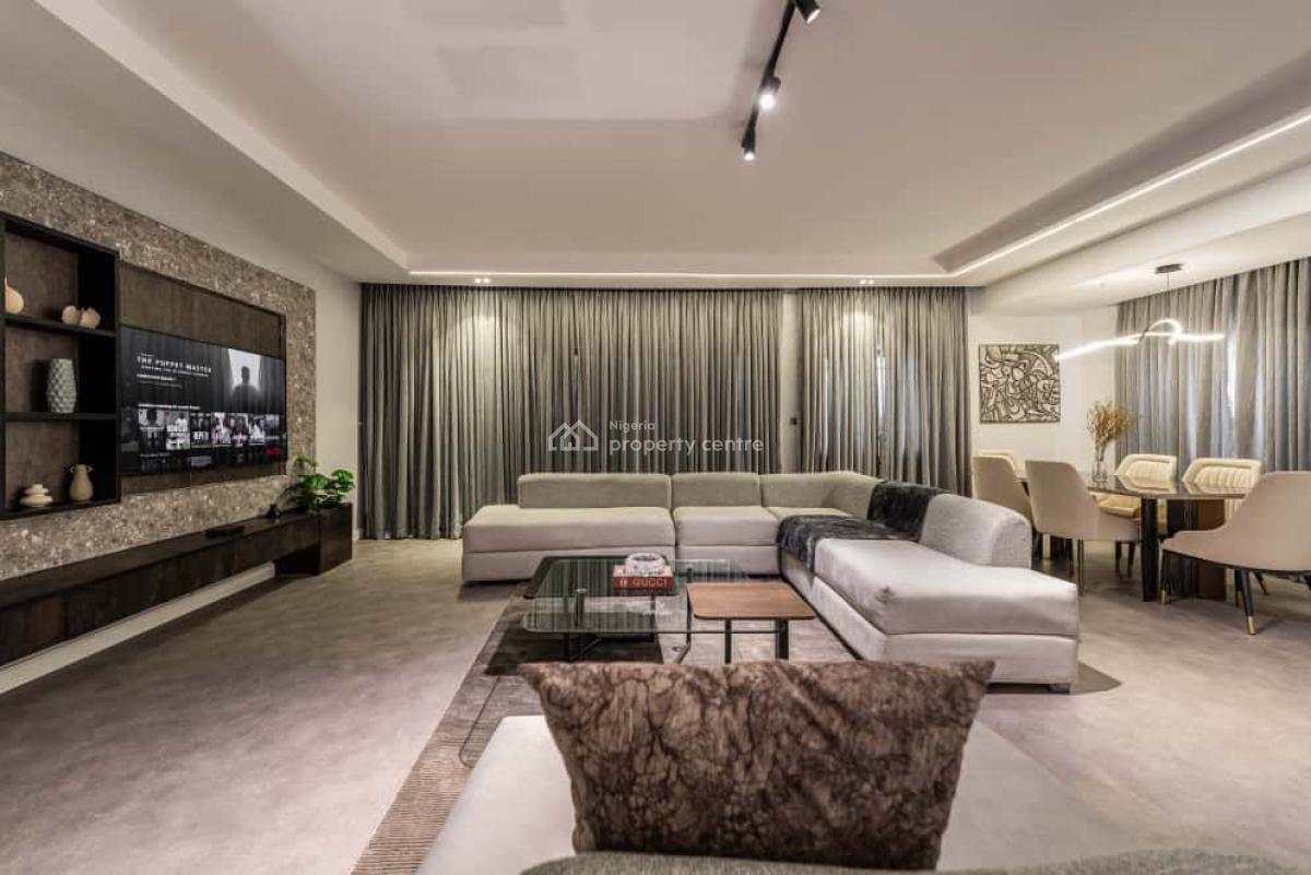 Fully Furnished 3-bedroom Apartments Designed for Modern Living, Banana Island, Ikoyi, Lagos, Terraced Duplex for Rent