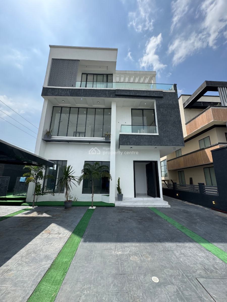 Spacious 5bedroom Fully Detached House with Pool and Elevator, Osapa London, Lekki, Lagos, Detached Duplex for Sale