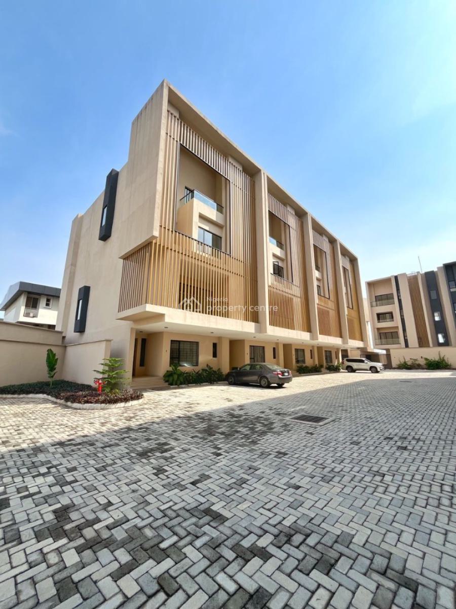 Newly Built Waterfront 5 Bedroom Terrace Triplex, Banana Island, Ikoyi, Lagos, Terraced Duplex for Rent