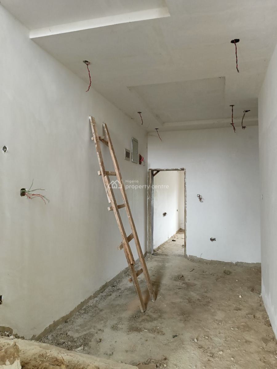 4-bedroom Terrace Duplex with a Bq in Guzape (carcass), Guzape, Guzape District, Abuja, Terraced Duplex for Sale