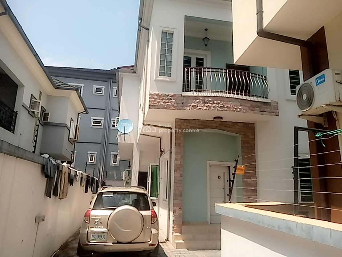 a Neatly and Massively Built 4 Bedroom Semi Detached Duplex, Osapa, Lekki, Lagos, Semi-detached Duplex for Rent