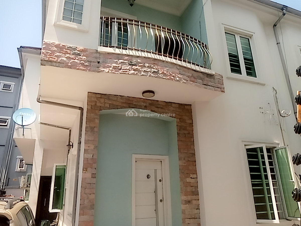a Neatly and Massively Built 4 Bedroom Semi Detached Duplex, Osapa, Lekki, Lagos, Semi-detached Duplex for Rent