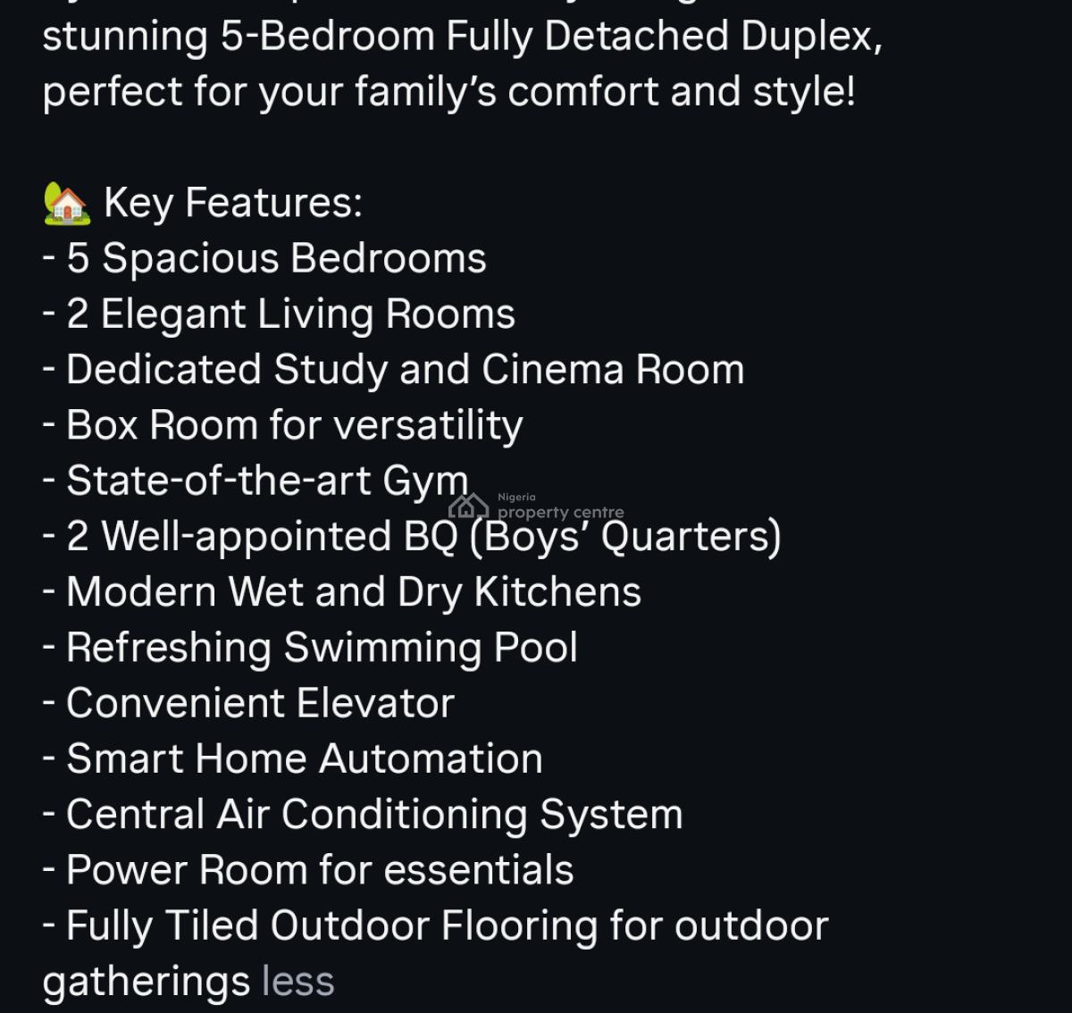 5 Bedroom Smart Fully Detached Duplex , 2bq, Central Ac, Elevator, Parkview, Ikoyi, Lagos, Detached Duplex for Sale