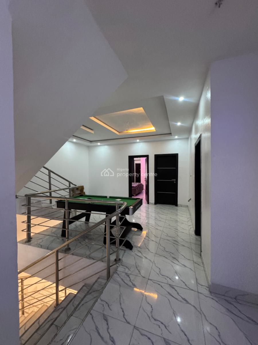 Dont Miss This 5 Bedrom Fully Furnished Self Compound Car Park 6 Cars, Orchid Road Lekki, Lekki, Lagos, Semi-detached Duplex for Sale
