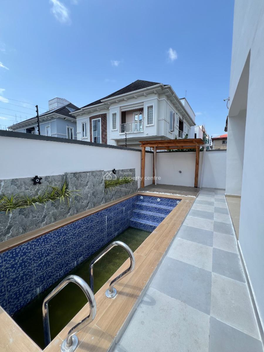 Brand New 5 Bedroom Duplex with Pool, Cinema & 2 Rooms Bq, Chevron Drive, Lekki Phase 2, Lekki, Lagos, Detached Duplex for Sale