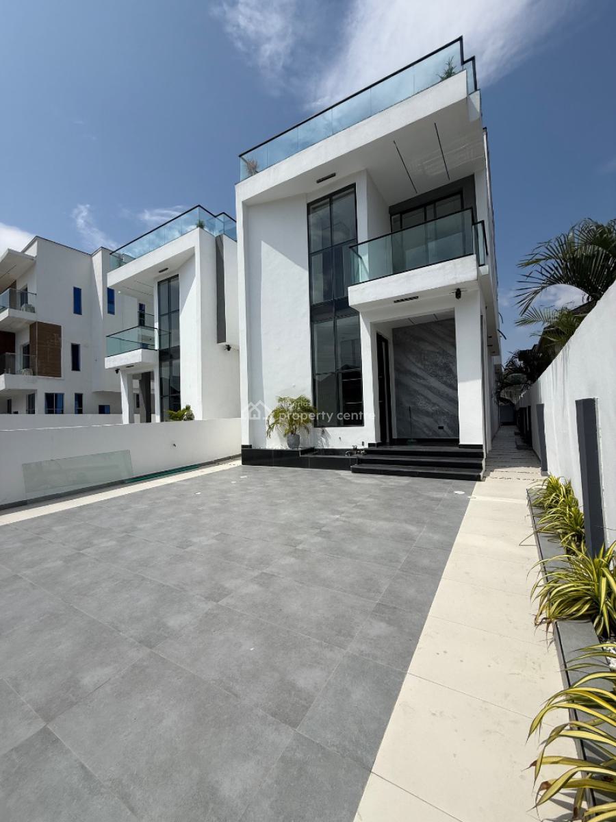 Brand New 5 Bedroom Detached Duplex with Cinema & Pool, Chevron Drive, Lekki Phase 2, Lekki, Lagos, Detached Duplex for Sale