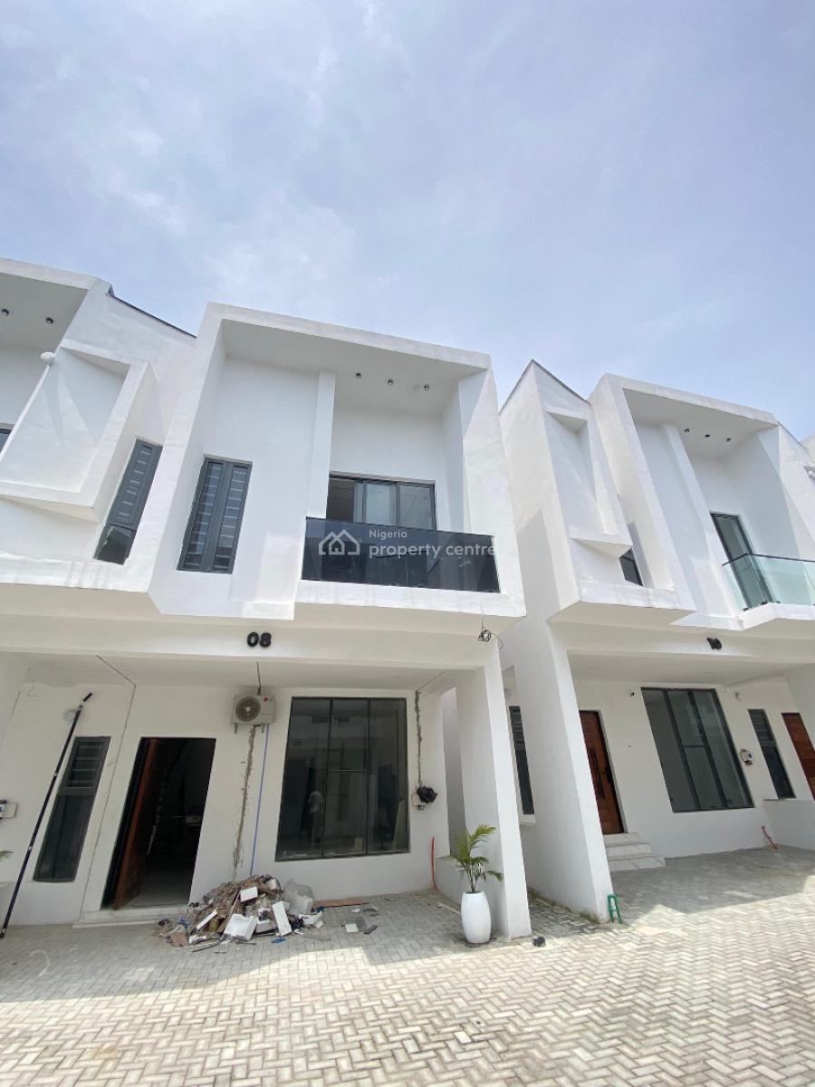 Modern 4-bedroom Terrace Duplex with Bq in a Secured Estate, Harris Drive, Vgc, Lekki, Lagos, Terraced Duplex for Rent