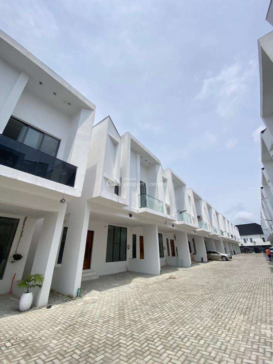 Modern 4-bedroom Terrace Duplex with Bq in a Secured Estate, Harris Drive, Vgc, Lekki, Lagos, Terraced Duplex for Rent