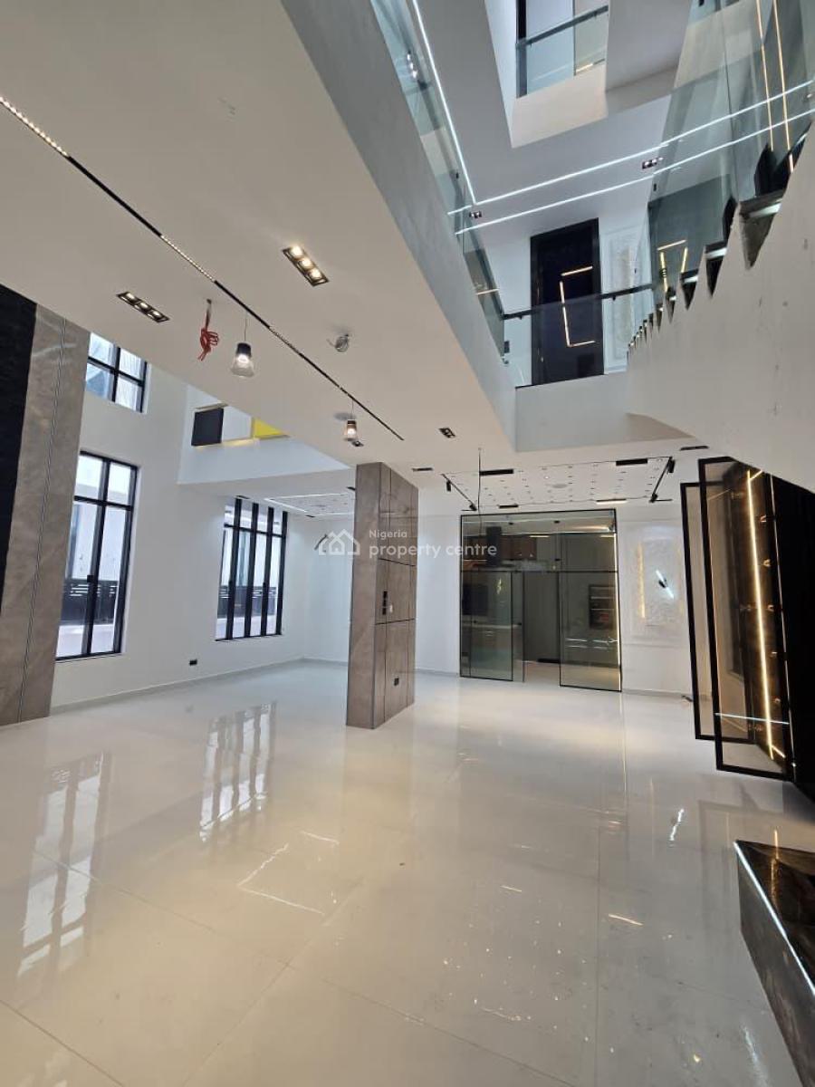 Modern and Spacious 5 Bedroom Detached with Bq, Pool, Patio & Rooftop, Chevron, Lekki, Lagos, Detached Duplex for Sale