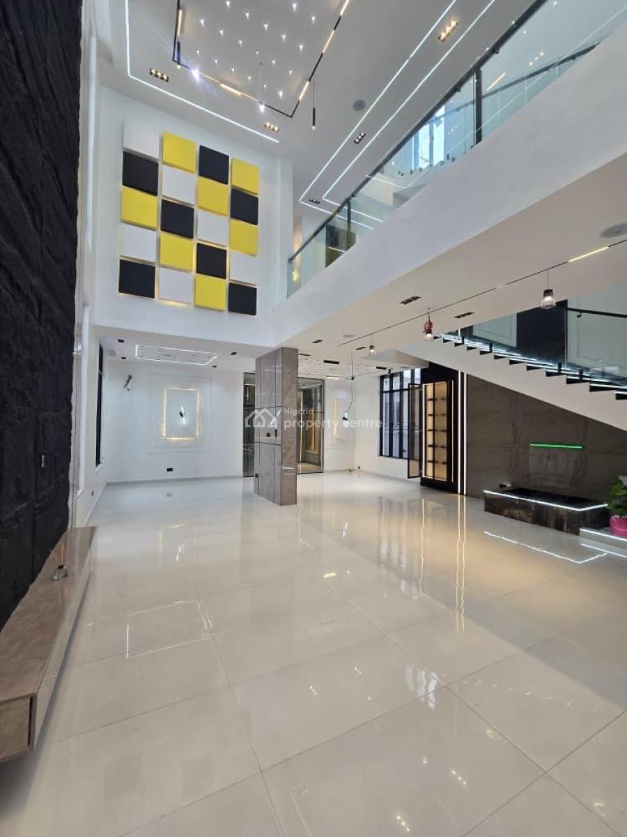 Modern and Spacious 5 Bedroom Detached with Bq, Pool, Patio & Rooftop, Chevron, Lekki, Lagos, Detached Duplex for Sale