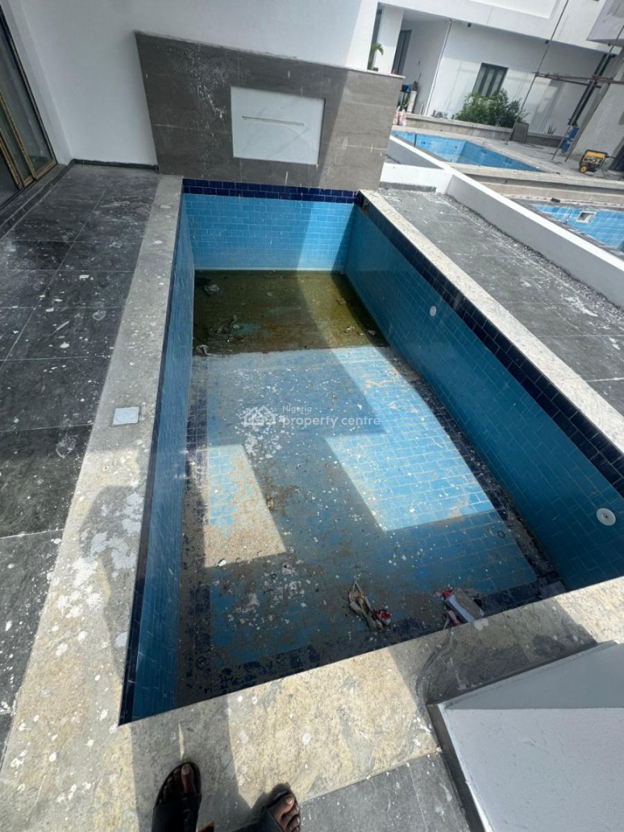 Alluring 5 Bedroom Semi-detached Duplex with Private Elevator, Situated Within Affluence, Feautures a Swimming Pool, Cinema, Rooftop, Ikate, Lekki, Lagos, Semi-detached Duplex for Sale