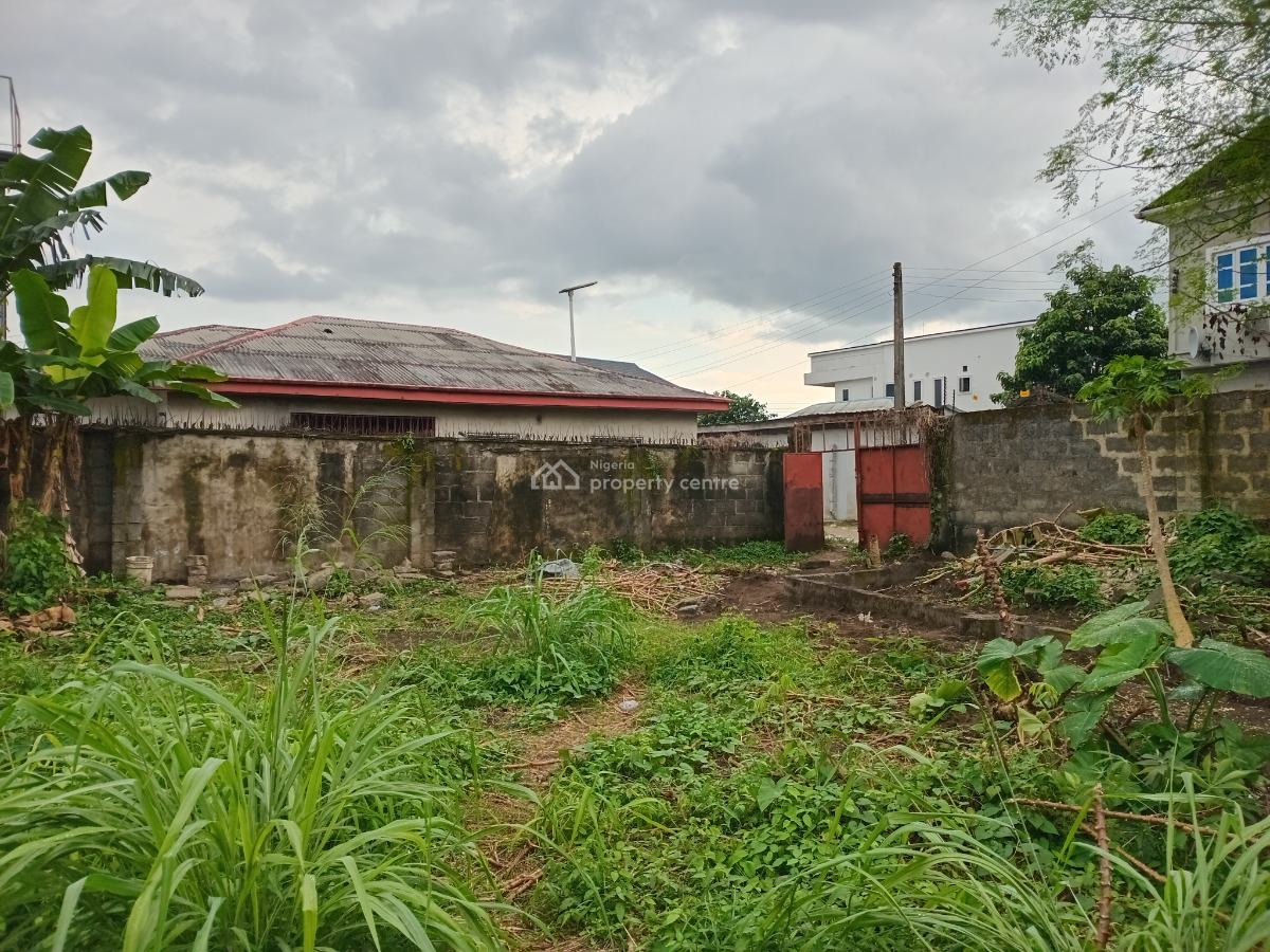 Well Located One Plot of Table Dry Land  in a Serene Environment, Woji, Port Harcourt, Rivers, Residential Land for Sale