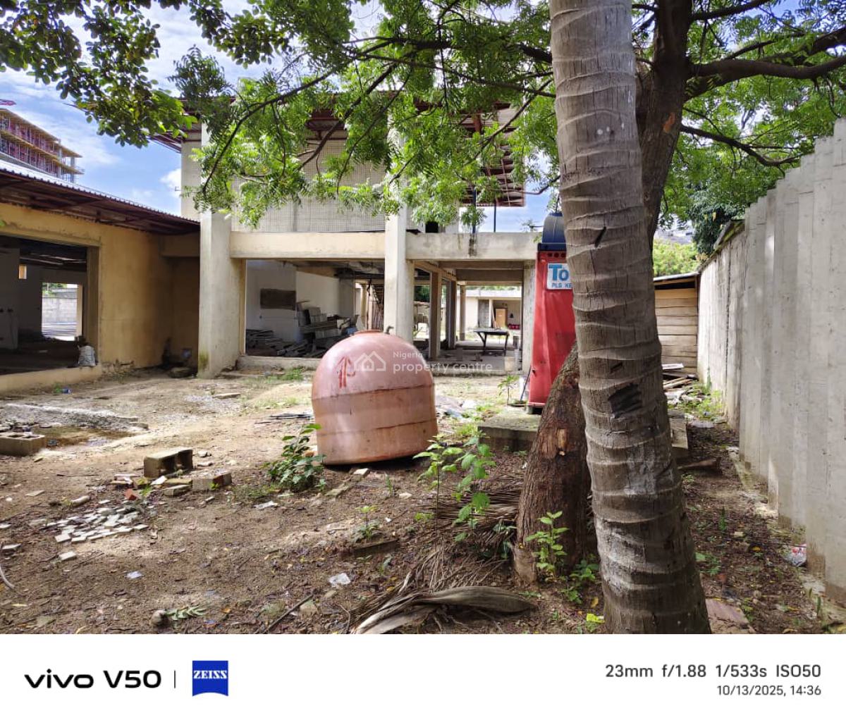 2,000m2-land with Uncompleted Solid Modifiable, Re-developable/demolis, Off Turmbull Road, Ikoyi, Lagos, Ikoyi, Lagos, Residential Land for Sale