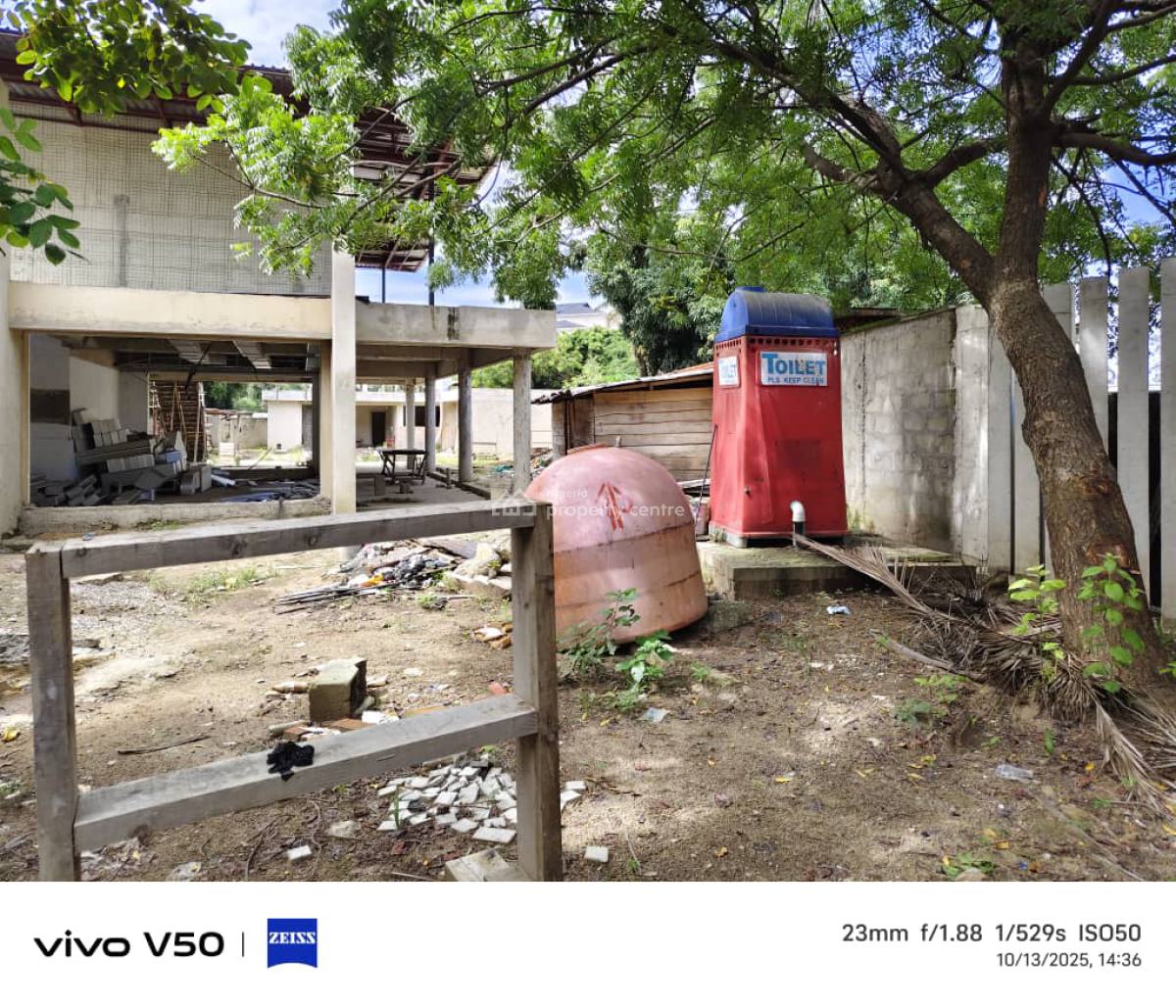 2,000m2-land with Uncompleted Solid Modifiable, Re-developable/demolis, Off Turmbull Road, Ikoyi, Lagos, Ikoyi, Lagos, Residential Land for Sale
