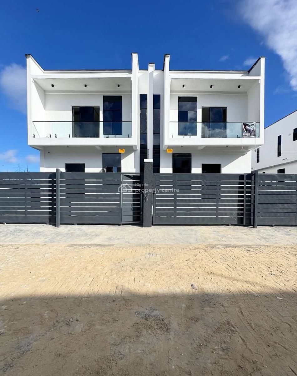 Luxurious Contemporary 4 Bedroom Deluxe Detached Duplex with Bq, Orchid, Lekki, Lagos, Semi-detached Duplex for Sale