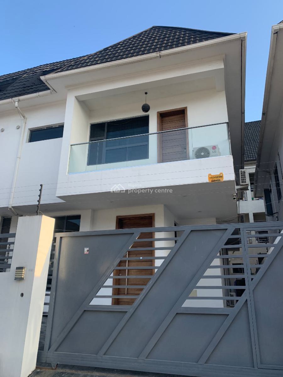 4 Bedroom Semi Detached Luxurious Duplex with a Bq in an Access Code, Agungi, Lekki, Lagos, Semi-detached Duplex for Rent