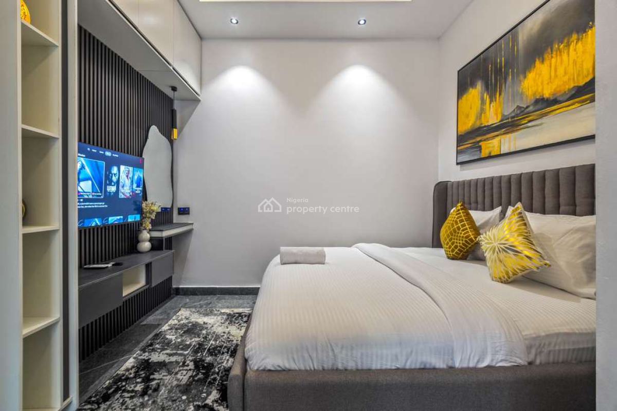 Lovely One Bedroom Smart Home with Inbuilt Speaker,massive Balcony,gam, Off Admiralty Way, Lekki Phase 1, Lekki, Lagos, Flat / Apartment Short Let