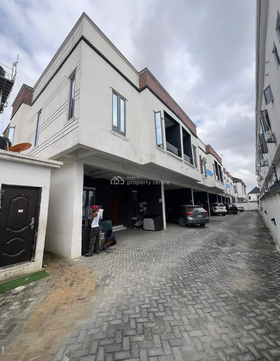 Self Service 4bedroom Terrace Duplex with Bq at Ikota, Ikota Lekki, Ikota, Lekki, Lagos, Terraced Duplex for Rent
