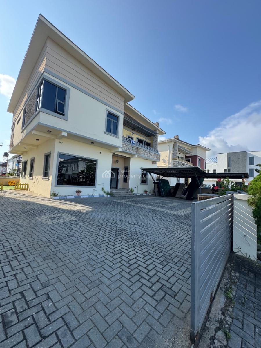 Massive Luxurious 5 Bedrom Duplex with Bq Can Park 10cars in Lake View, Orchid Road Lekki Good Environment, Lekki, Lagos, Detached Duplex for Rent