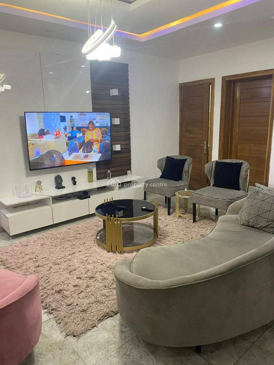 Luxurious Furnished and Fully Serviced 4 Bedroom Terrace Duplwith a Bq, Ikate, Lekki, Lagos, Terraced Duplex for Rent