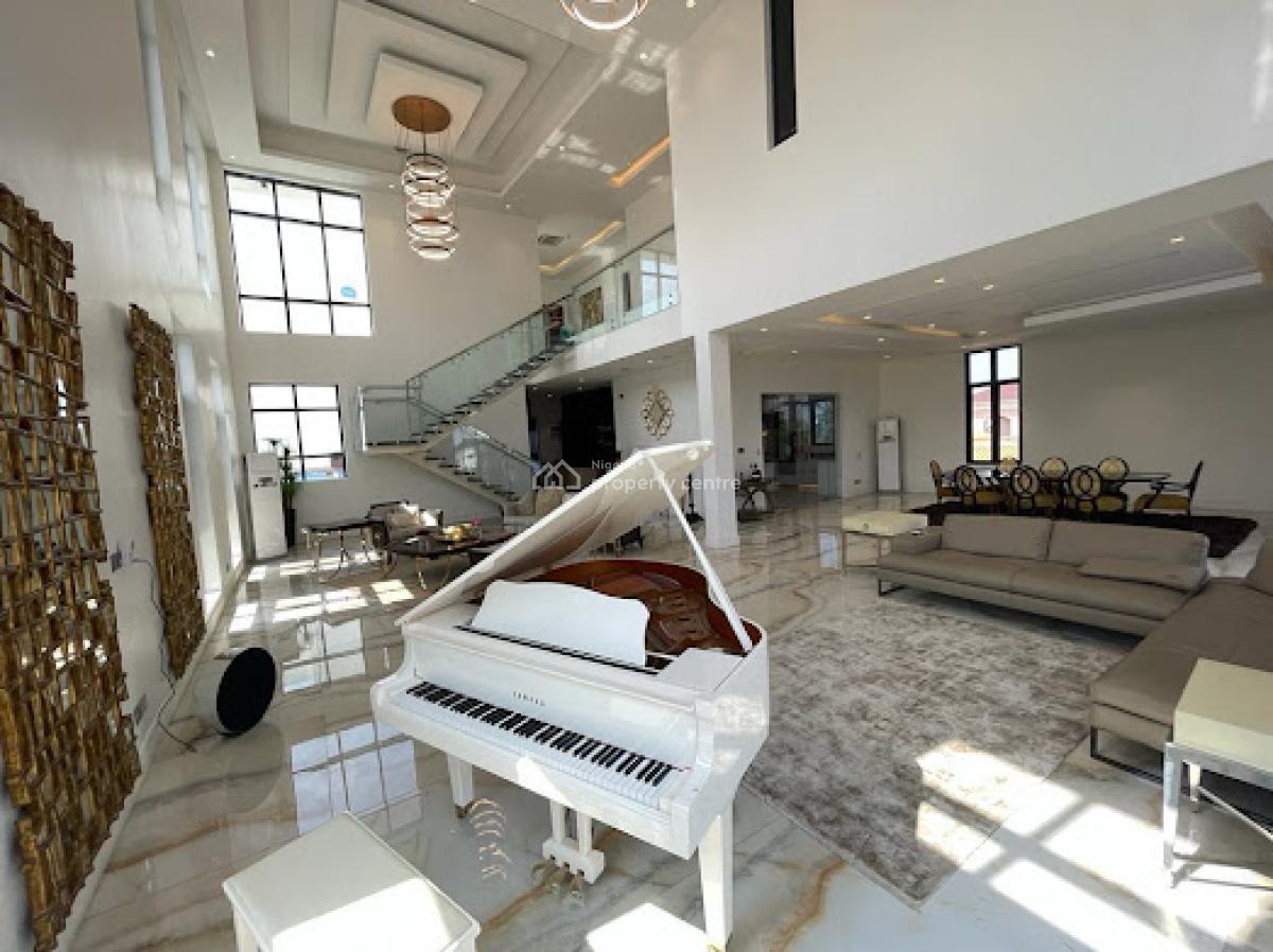 Luxury 2-bedroom Penthouse with Grand Piano, Cinema & Snookerboard, Banana Island, Ikoyi, Lagos, Flat / Apartment Short Let