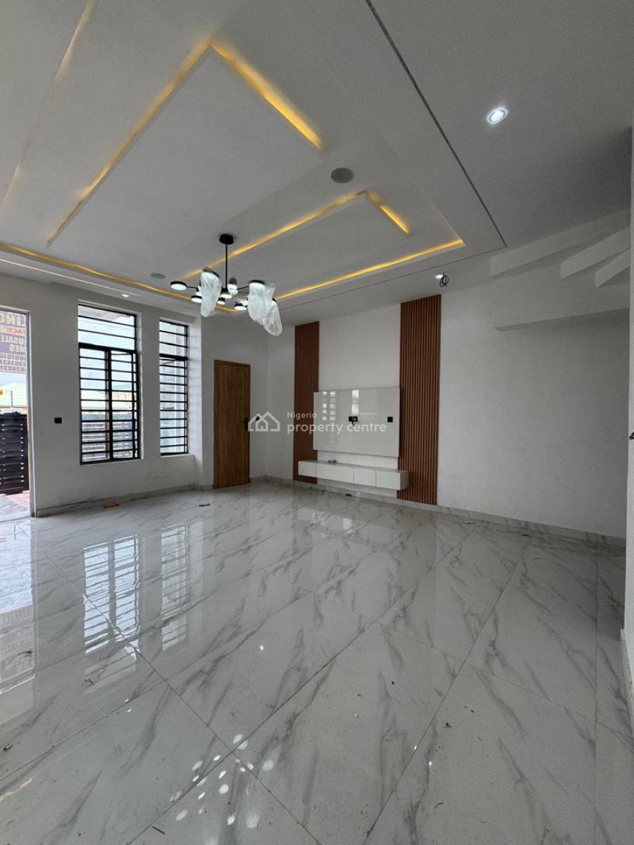 Self Compound 4bedroom Semi Detached Duplex with a Bq Partially Servic, Ikota, Lekki, Lagos, Semi-detached Duplex for Sale