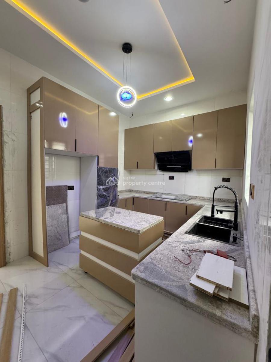 Self Compound 4bedroom Semi Detached Duplex with a Bq Partially Servic, Ikota, Lekki, Lagos, Semi-detached Duplex for Sale