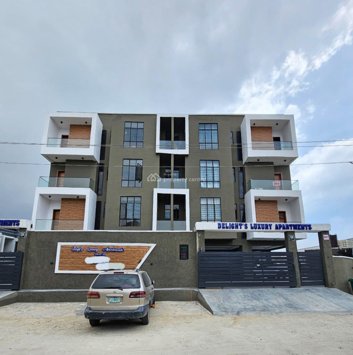Outstanding Luxury Spacious 2 Bedroom Apartment with Elevator, Ikota, Lekki, Lagos, Flat / Apartment for Sale