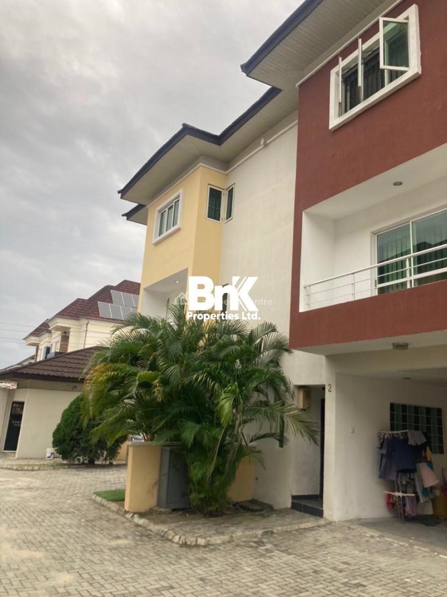Spacious Neat and Well Maintained 4 Bedroom Terraced, Ikota, Lekki, Lagos, Terraced Duplex for Rent