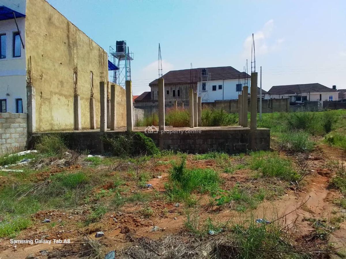 N65m 450sqm Plot with Foundation, Biltmore Estate Behind Suncity, Dakwo, Abuja, Residential Land for Sale