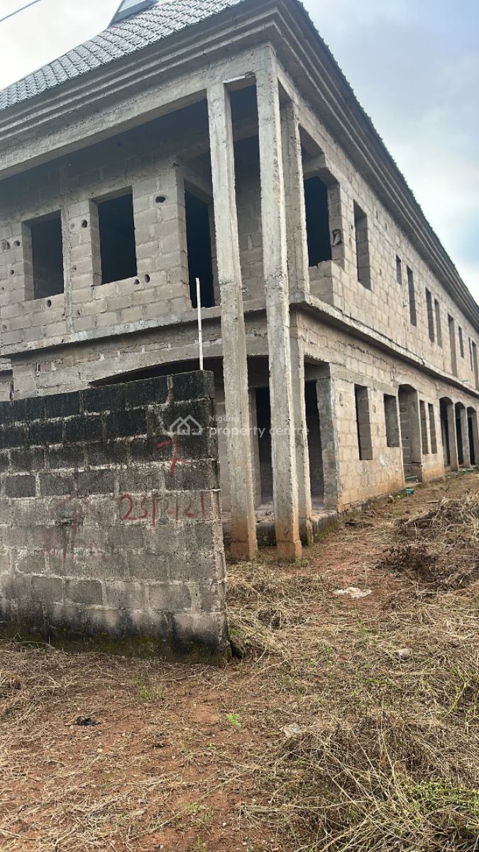 Land Measuring 470 Sqms with 2 Units of 3 Bedrooms Upstairs and 3 Unit, Threeco Estate. Olambe, Olambe, Ifo, Ogun, Block of Flats for Sale