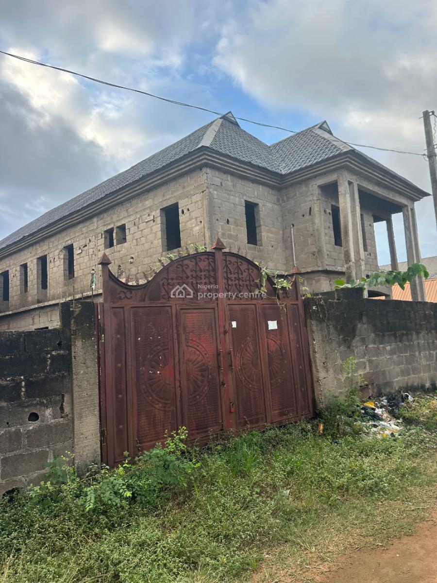 Land Measuring 470 Sqms with 2 Units of 3 Bedrooms Upstairs and 3 Unit, Threeco Estate. Olambe, Olambe, Ifo, Ogun, Block of Flats for Sale