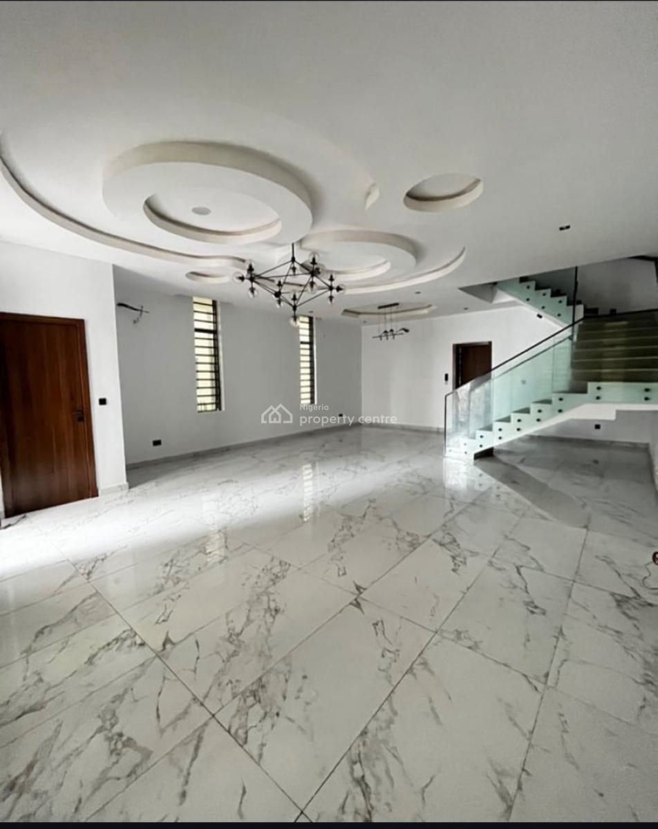 Lovely 5 Bedroom Home with a Bq and Secured Estate, Orchid Road Chevron Tollgate Lekki, Lekki, Lagos, Detached Duplex for Sale