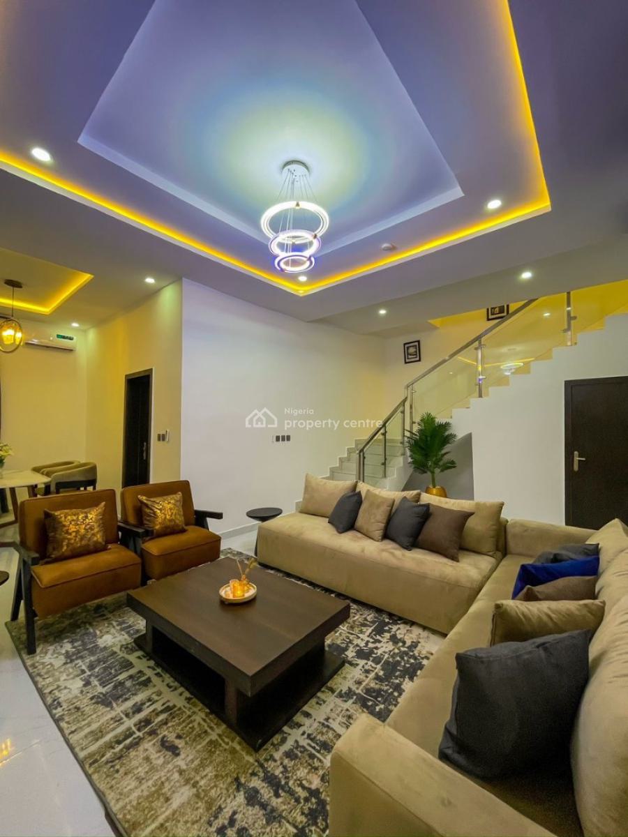 2 Units of 3 Bedroom Terraces,swimming Pool, Gym and Snooker, Emcel Apartments, Akinyemi Omoyeni Street, Ikate Elegushi, Lekki, Lagos, Flat / Apartment Short Let