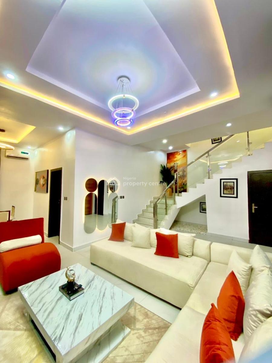 3 Bedroom Terrace Duplex with Swimming Pool and Snooker Board, Emcel Apartments, Akinyemi Omoyeni Street, Ikate Elegushi, Lekki, Lagos, Flat / Apartment Short Let