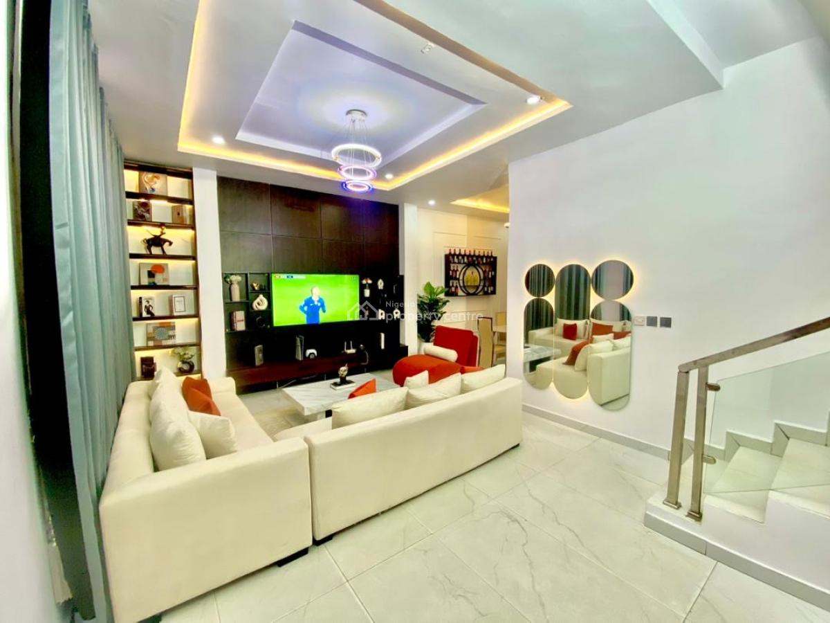 3 Bedroom Terrace Duplex with Swimming Pool and Snooker Board, Emcel Apartments, Akinyemi Omoyeni Street, Ikate Elegushi, Lekki, Lagos, Flat / Apartment Short Let