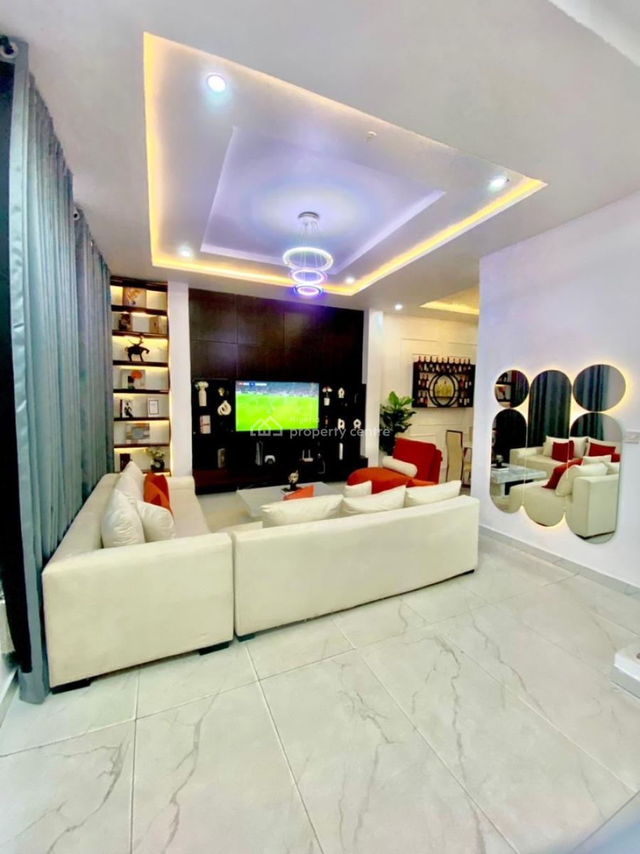 3 Bedroom Terrace Duplex with Swimming Pool and Snooker Board, Emcel Apartments, Akinyemi Omoyeni Street, Ikate Elegushi, Lekki, Lagos, Flat / Apartment Short Let