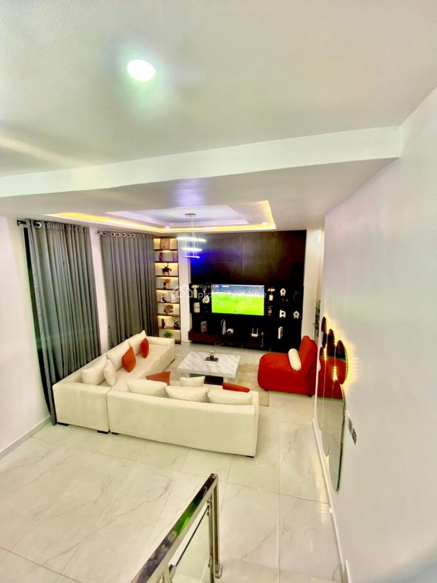 3 Bedroom Terrace Duplex with Swimming Pool and Snooker Board, Emcel Apartments, Akinyemi Omoyeni Street, Ikate Elegushi, Lekki, Lagos, Flat / Apartment Short Let