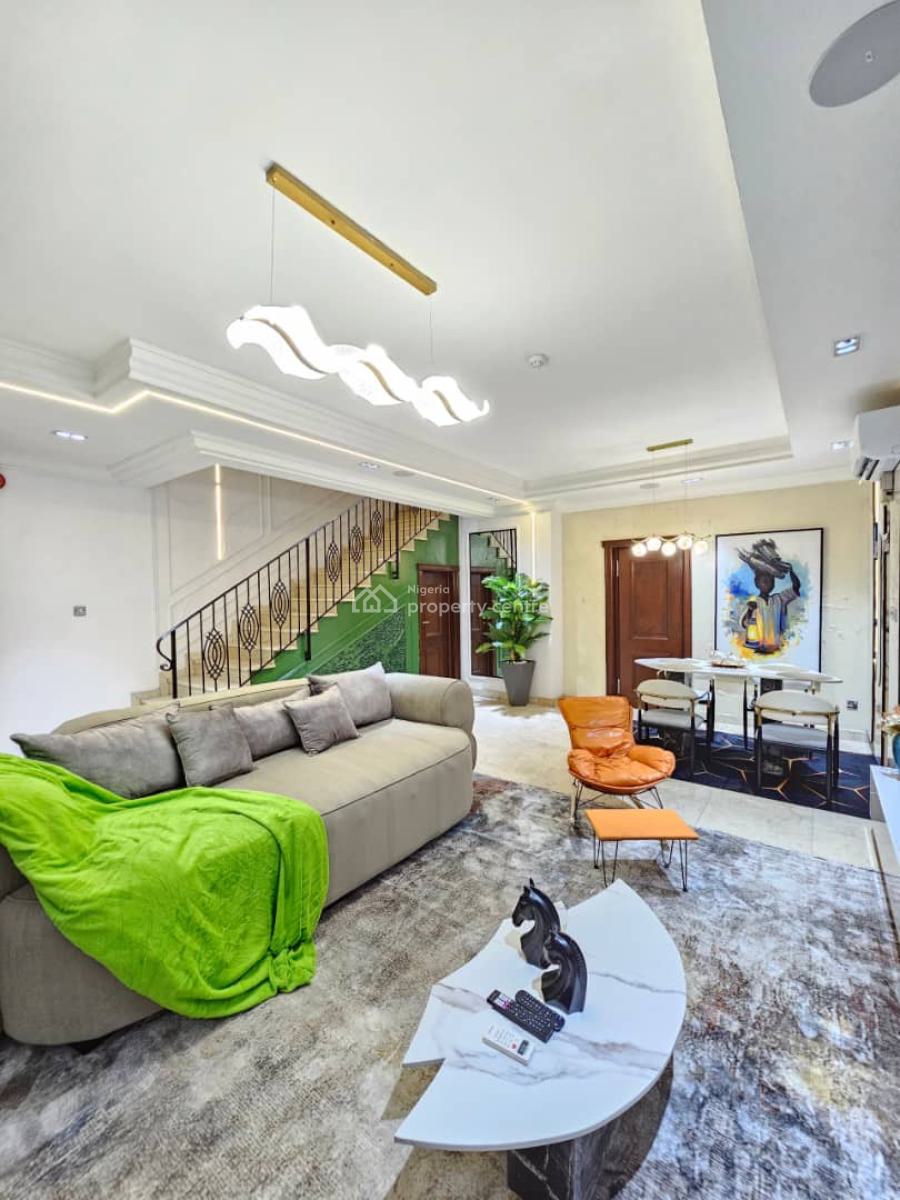 2 Units of Luxury 4 Bedroom Terraces with Swimming Pool,gym,ps5,snooke, Michael Olawale Cole Drive, Lekki Phase 1, Lekki, Lagos, Flat / Apartment Short Let