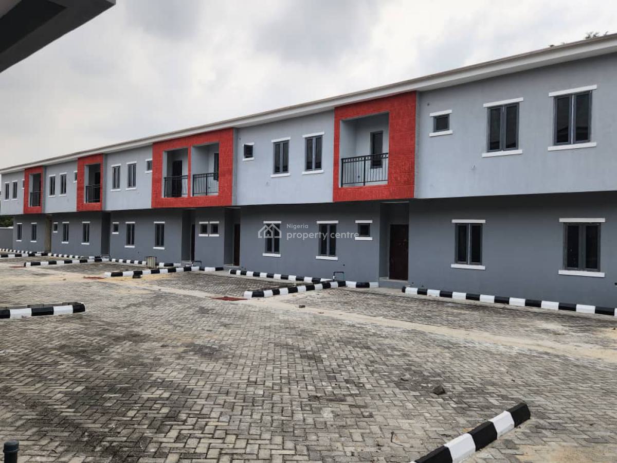 Three Bedroom Terraced Duplex with Bq, Sangotedo, Ajah, Lagos, Flat / Apartment for Sale