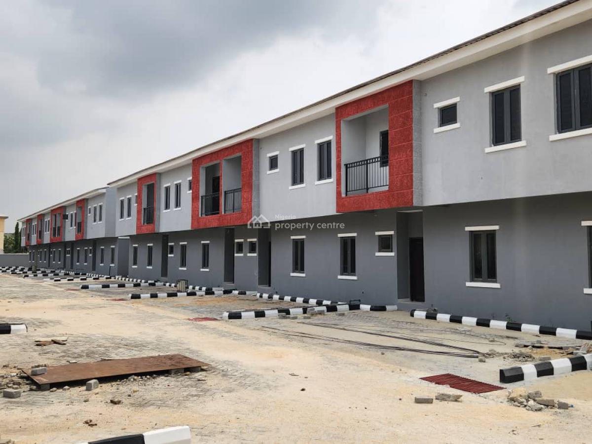 Three Bedroom Terraced Duplex with Bq, Sangotedo, Ajah, Lagos, Flat / Apartment for Sale