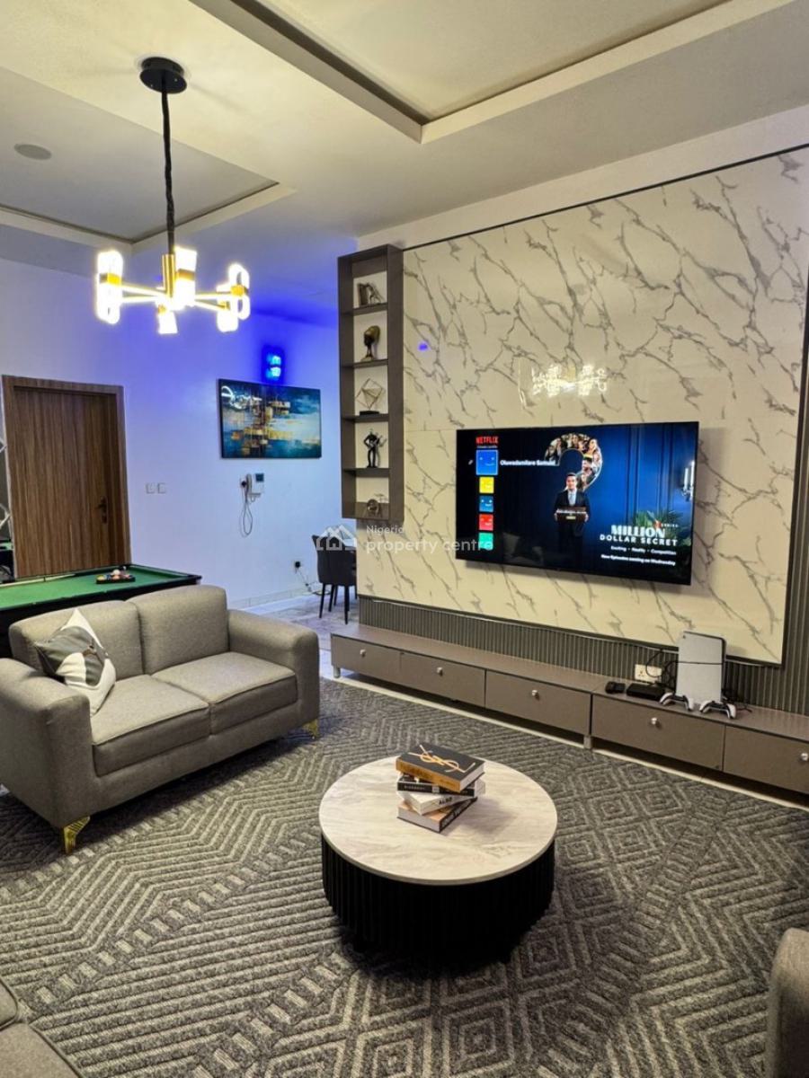 Brand New 3 Bedroom Luxury Apartment with Ps5 and Snooker, Royal Pine Estate, Orchid Road, Lekki Phase 2, Lekki, Lagos, Flat / Apartment Short Let