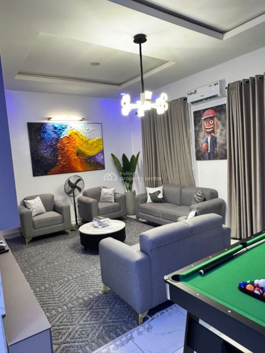 Brand New 3 Bedroom Luxury Apartment with Ps5 and Snooker, Royal Pine Estate, Orchid Road, Lekki Phase 2, Lekki, Lagos, Flat / Apartment Short Let