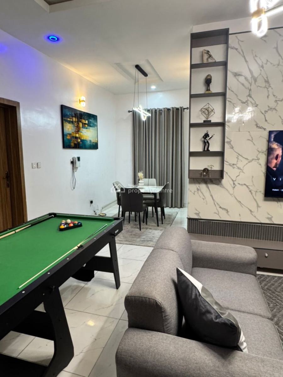 Brand New 3 Bedroom Luxury Apartment with Ps5 and Snooker, Royal Pine Estate, Orchid Road, Lekki Phase 2, Lekki, Lagos, Flat / Apartment Short Let