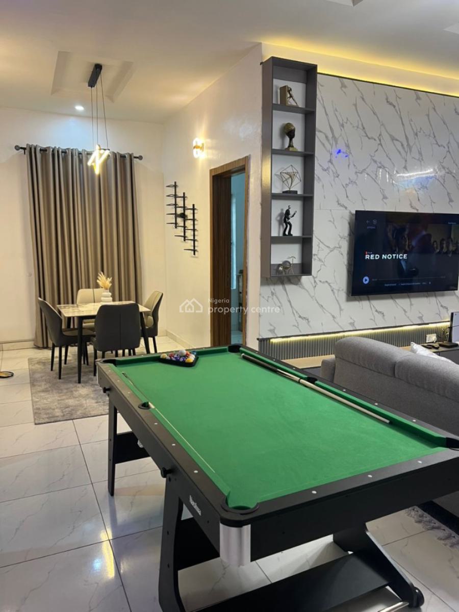 Brand New 3 Bedroom Luxury Apartment with Ps5 and Snooker, Royal Pine Estate, Orchid Road, Lekki Phase 2, Lekki, Lagos, Flat / Apartment Short Let