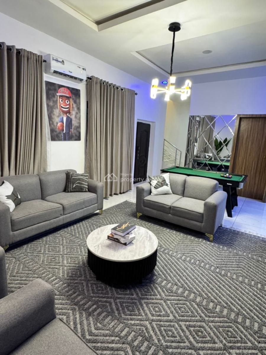 Brand New 3 Bedroom Luxury Apartment with Ps5 and Snooker, Royal Pine Estate, Orchid Road, Lekki Phase 2, Lekki, Lagos, Flat / Apartment Short Let