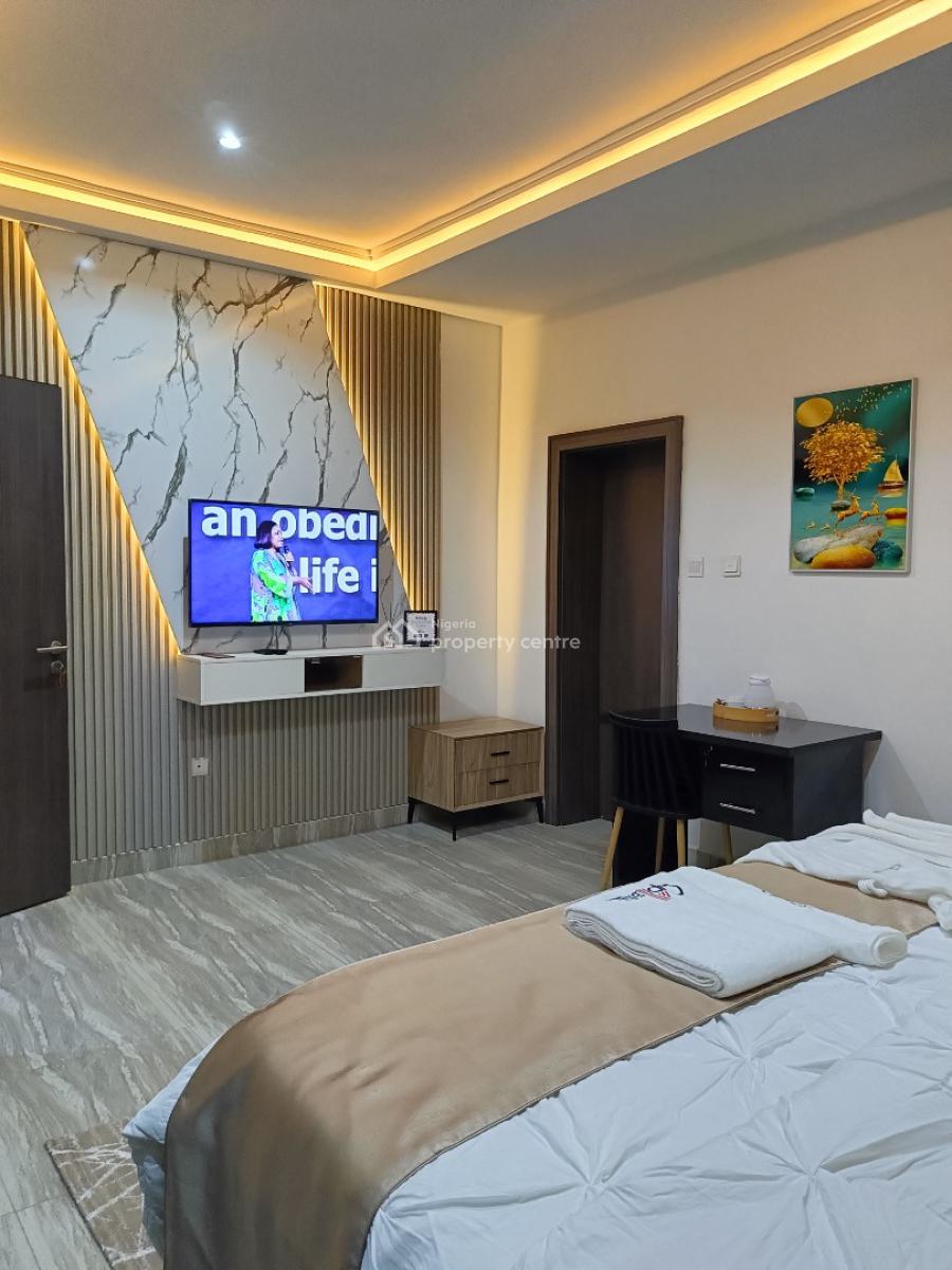 Fully Furnished Serviced Studio Apartment (the Savannah), Guzape, Guzape District, Abuja, Semi-detached Duplex Short Let