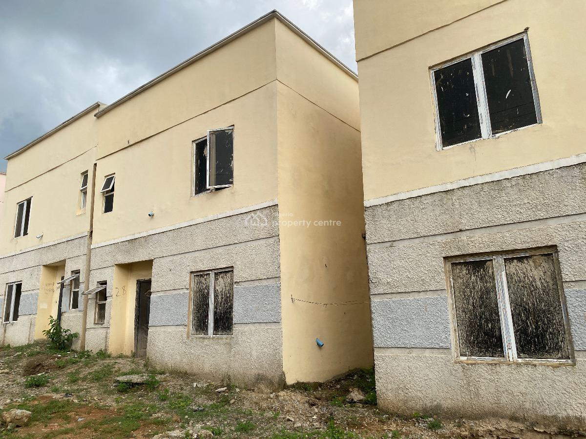 4 Bedroom Terrace Duplex (carcass), Life Camp, Abuja, Terraced Duplex for Sale