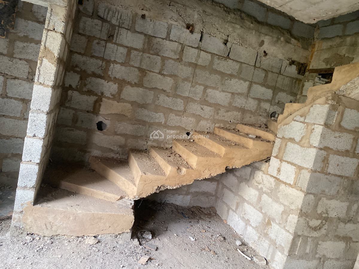 4 Bedroom Terrace Duplex (carcass), Life Camp, Abuja, Terraced Duplex for Sale