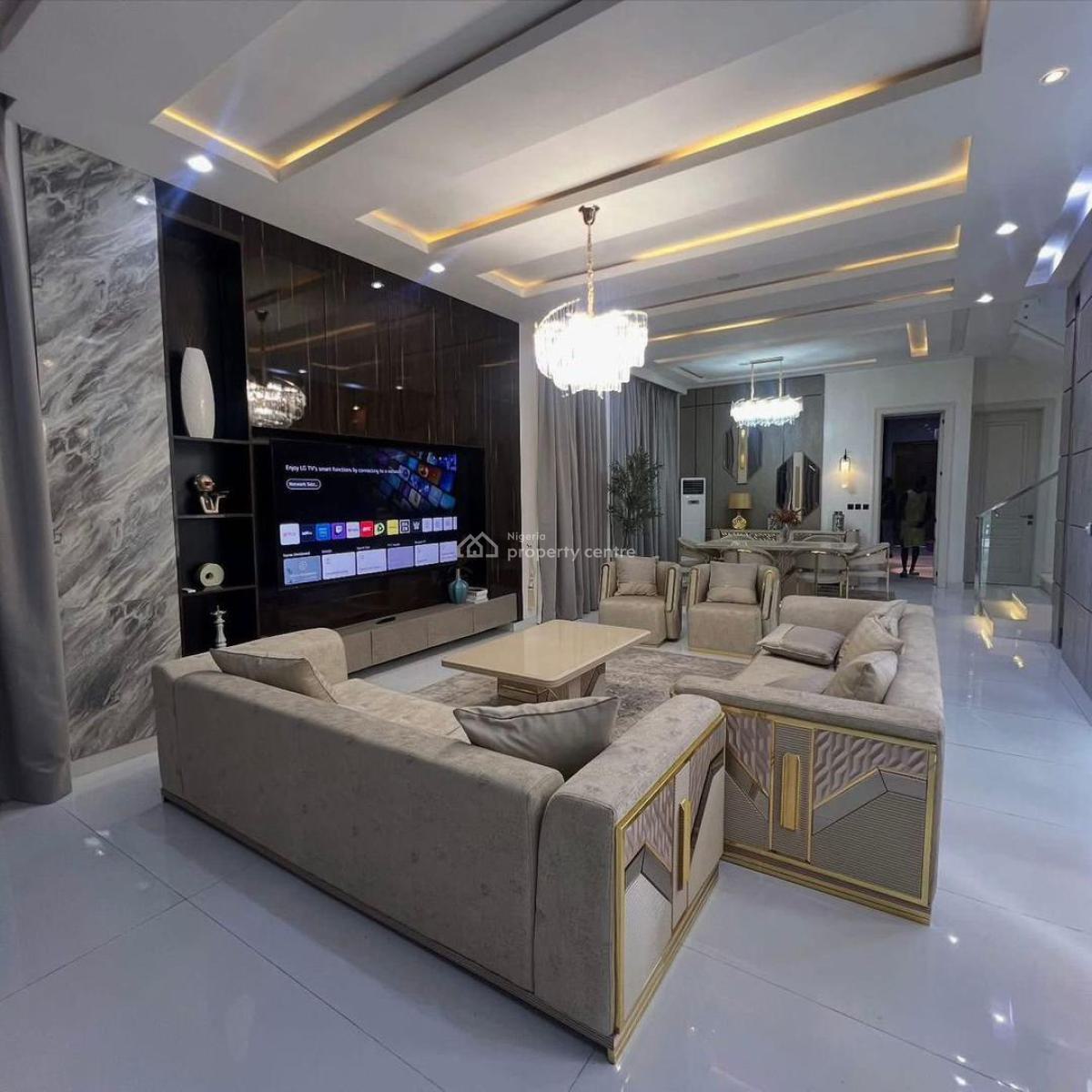 5 Bedroom&bq  27 Million  Ikota , Lekki,, Ikota, Lekki, Lagos, Detached Duplex for Rent
